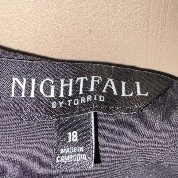 #T311- NWOT - Torrid Nightfall Corset Midi Dress- sz 18 - Picture 9 of 9